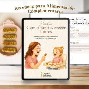 Recetario Alimentación Complementaria - Comer juntos, crecer juntos